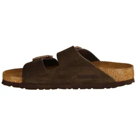 Birkenstock Arizona Mocca Weichbettung Veloursleder Schmal Unisex - Braun 40