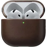 Nomad Modern Leather Case Airpods 4 Brown