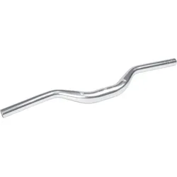 Oversized Mini Me Riser Bar Lenker - 31.8mm - silber silber 31.8 MM