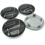 4x 2DRV Wheelworld Nabendeckel 69mm Felgendeckel Nabenkappe Schwarz z08-3