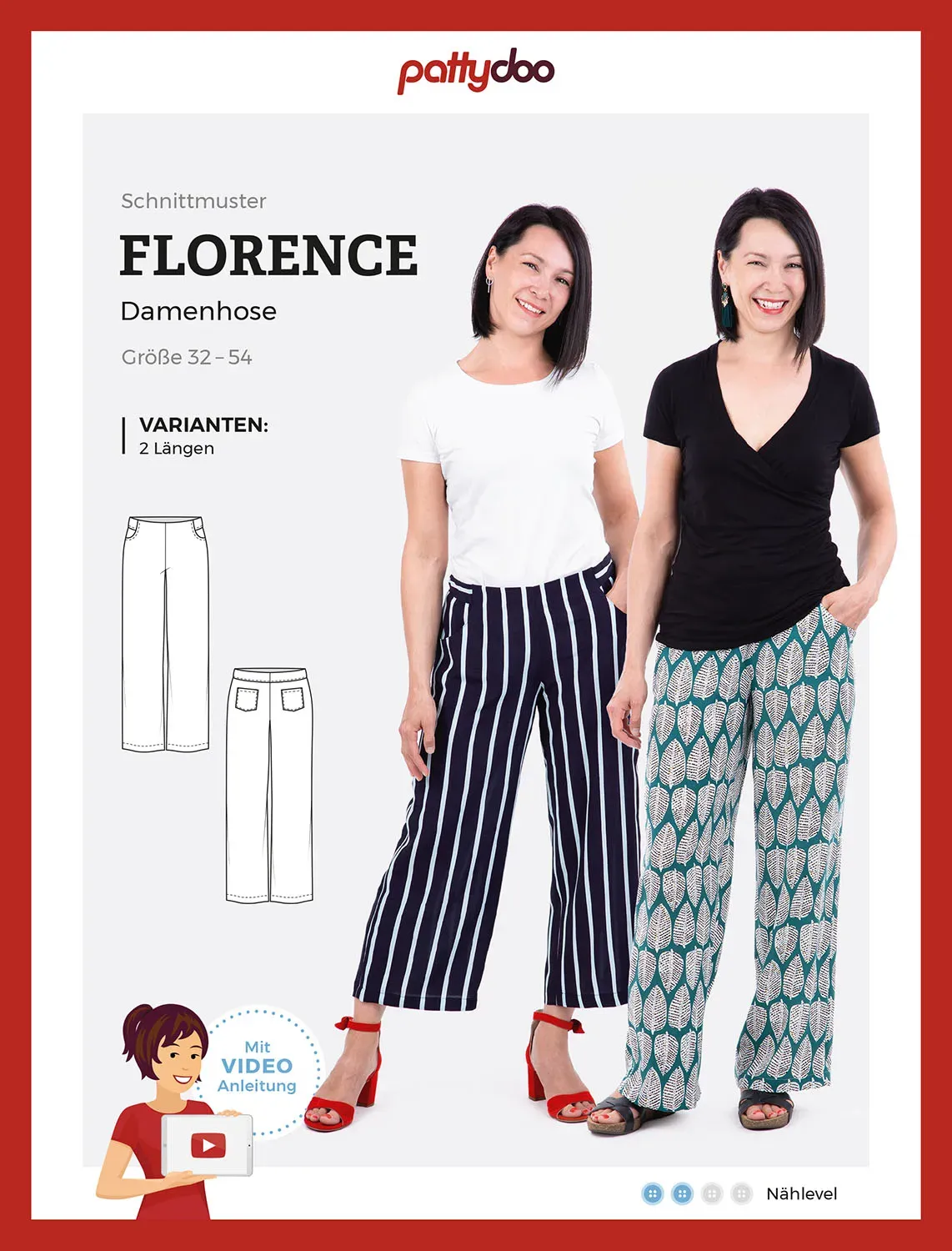 Pattydoo Papierschnittmuster Sommerhose Florence