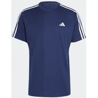 Adidas Train Essentials 3-Streifen Training T-Shirt Dark Blue / White S