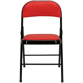 MID.YOU Klappstuhl Metall Rot