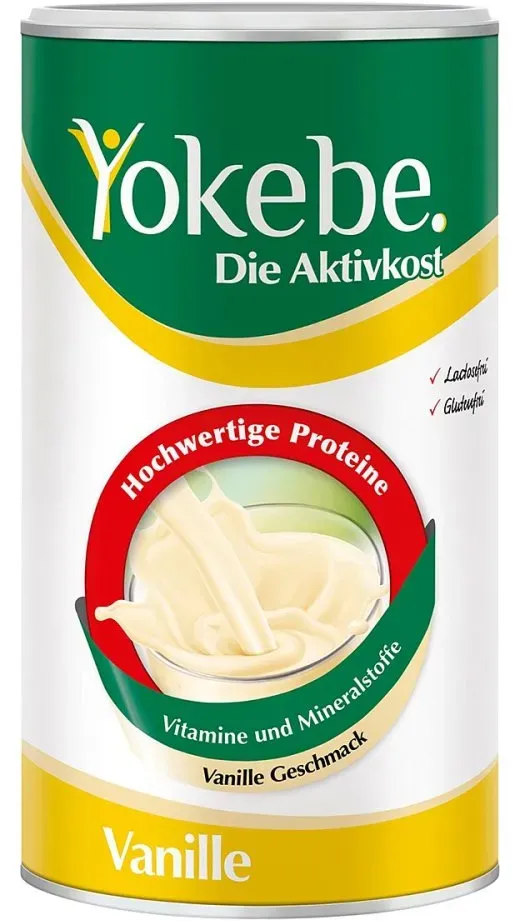 Yokebe Vanille - Diätshake zur Gewichtsabnahme - mit Protein