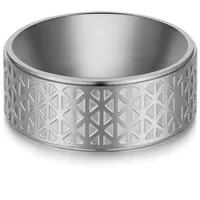 True Rebels Ring aus Edelstahl in gunmetal | Gr.: 68
