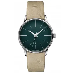 Junghans -Meister Damen Automatik Braun Grün Damenuhr Automatik Saphirglas 33mm- 027/3343.00