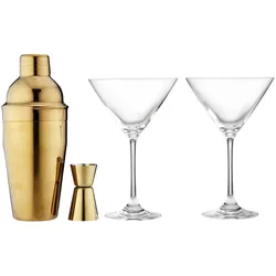 ladelle Bar-Set Aurora 4tlg. Glas Gold