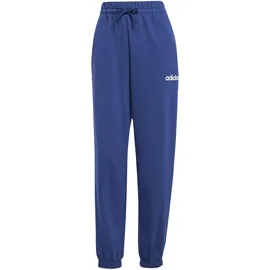 adidas Essentials Linear French Terry Cuffed Joggers Dark Blue / White XS