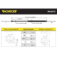 Monroe Gasfeder, Motorhaube ML6415