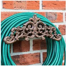 Hi Gartenschlauchhalter Wandmontage Gusseisen antik
