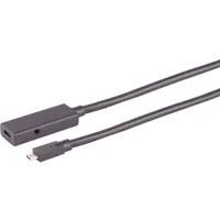 ShiverPeaks S/CONN maximum connectivity USB C-C Kabel--Aktive USB-C Verlängerung, USB 3.1, 10Gbps, 4,0m (4 m, USB 3.2 Gen 2), USB Kabel