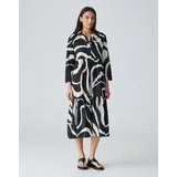 Opus Hemdblusenkleid A-Linie Schwarz 34