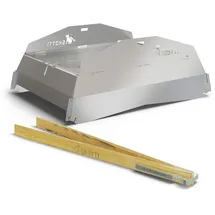 Skotti Windschutz Ø 30 cm Edelstahl grau