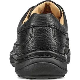 CLARKS Nature Three Herren Derby Schnürhalbschuhe, Schwarz 47 EU