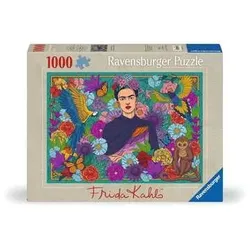Ravensburger 1000 Teile Puzzle Frida Kahlo's Paradies: Papageien, Affen und Blüten