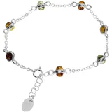 Ostsee-Schmuck Adelina klein Silber 925 Größe 17,5 bis 19,5 cm