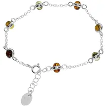 Ostsee-Schmuck Adelina klein Silber 925 Größe 17,5 bis 19,5 cm