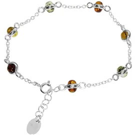 Ostsee-Schmuck Adelina klein Silber 925 Größe 17,5 bis 19,5 cm