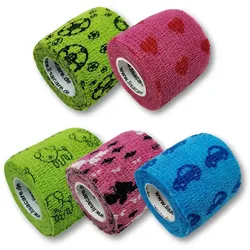 LisaCare Kinder Bandagen 5cm x 4,5m - Motivmix 5 St