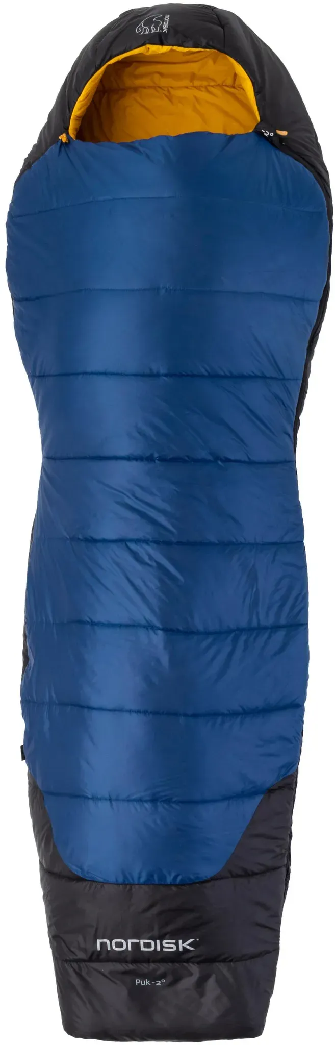 Nordisk Puk Curve -2 Kunstfaserschlafsack in blue, Größe XL - blau