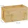 Relaxdays Kabelbox 26 x 14 x 14 cm 1-tlg. braun