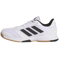 adidas Herren Ligra 8 Mens Indoor Shoes Schuhe, Cloud White/Core Black/Cloud White, 46 EU