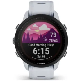 Garmin Forerunner 955 Solar steinweiß