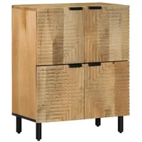 VidaXL Sideboard Braun 60x33x75 cm Massivholz Mango