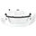 AcquaVapore Eckbadewanne 140 x 140 cm (W05R)
