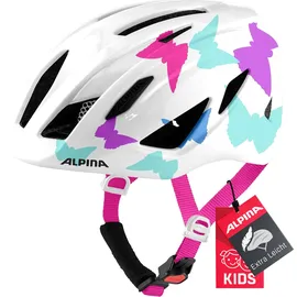 Alpina Pico 50-55 cm Kinder pearlwhite butterflies gloss 2021
