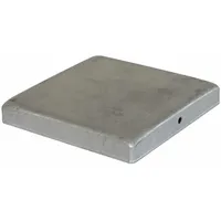 Pfostenkappe Classic Silber 91 mm x 91 mm
