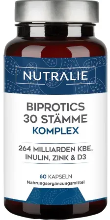 Nutralie Probiotika 30 Stämme Komplex 60 Kapseln