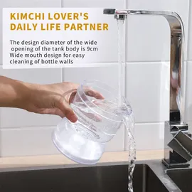 luqeeg Einmachglas 800 ml 3 St.