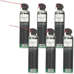 6x Druckluftspray 6 Bar