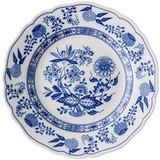 Hutschenreuther Blau Zwiebelmuster Frühstücksteller m Fahne 19 cm