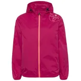 Chiemsee Regenjacke mit Labelprint an der Schulterpartie rosa 2XS