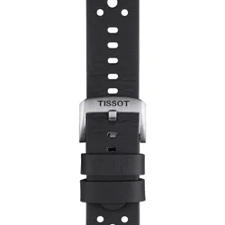 Tissot T852.046.810 Uhrenarmband 22 mm Leder Schwarz