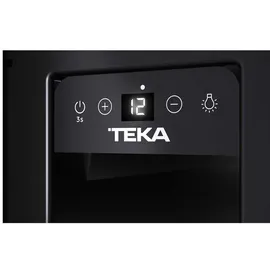 Teka Rvu10008 Integrierbarer Weinkühler Schwarz 8 Flaschen