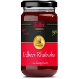 Faller Erdbeer-Rhabarber Konfitüre: Hausgemachter Genuss, 60% Frucht, 330g