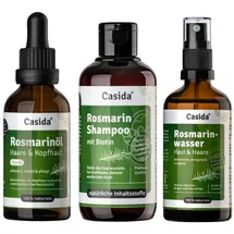 Casida Rosmarin Haarkur mit Rosmarinöl+Wasser+Shampoo Set