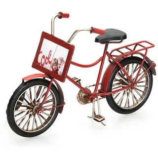 Fahrrad rot 26,5x8,5x14 cm Dekorahmen