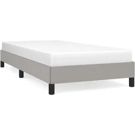 vidaXL Bettgestell 100 x 200 cm Hellgrau