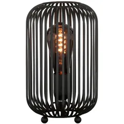 SCHÖNER WOHNEN-Kollektion Tischleuchte Cage Alu, Eisen, Stahl & Metall