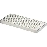 bietal® Tropfschale Tropfblech Tropfkasten Edelstahl 30x15x2cm - 2-teilig