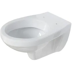 Aqua Blue Design Hänge Wand WC Toilette Keramik (RosenStern) - Tiefspüler Weiß
