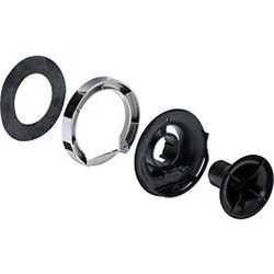 Viega Flansch 734763 in 82mm Kunststoff, für Befestigung Überlauf