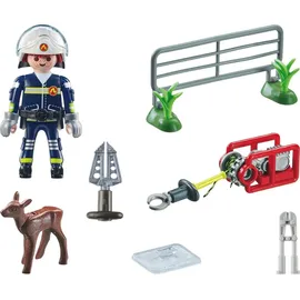 Playmobil Action Feuerwehr-Tierrettung 71467