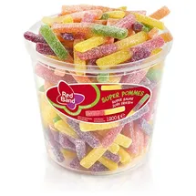 fruchtgummi-sauer Red Band Super Pommes super sauer und fruchtig 1200g 6er Pack