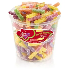 fruchtgummi-sauer Red Band Super Pommes super sauer und fruchtig 1200g 6er Pack