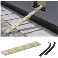 QLS Katzenleiter Katzentreppe Katzenstufe für Balkon Treppe 1,2m mit Metallhaken